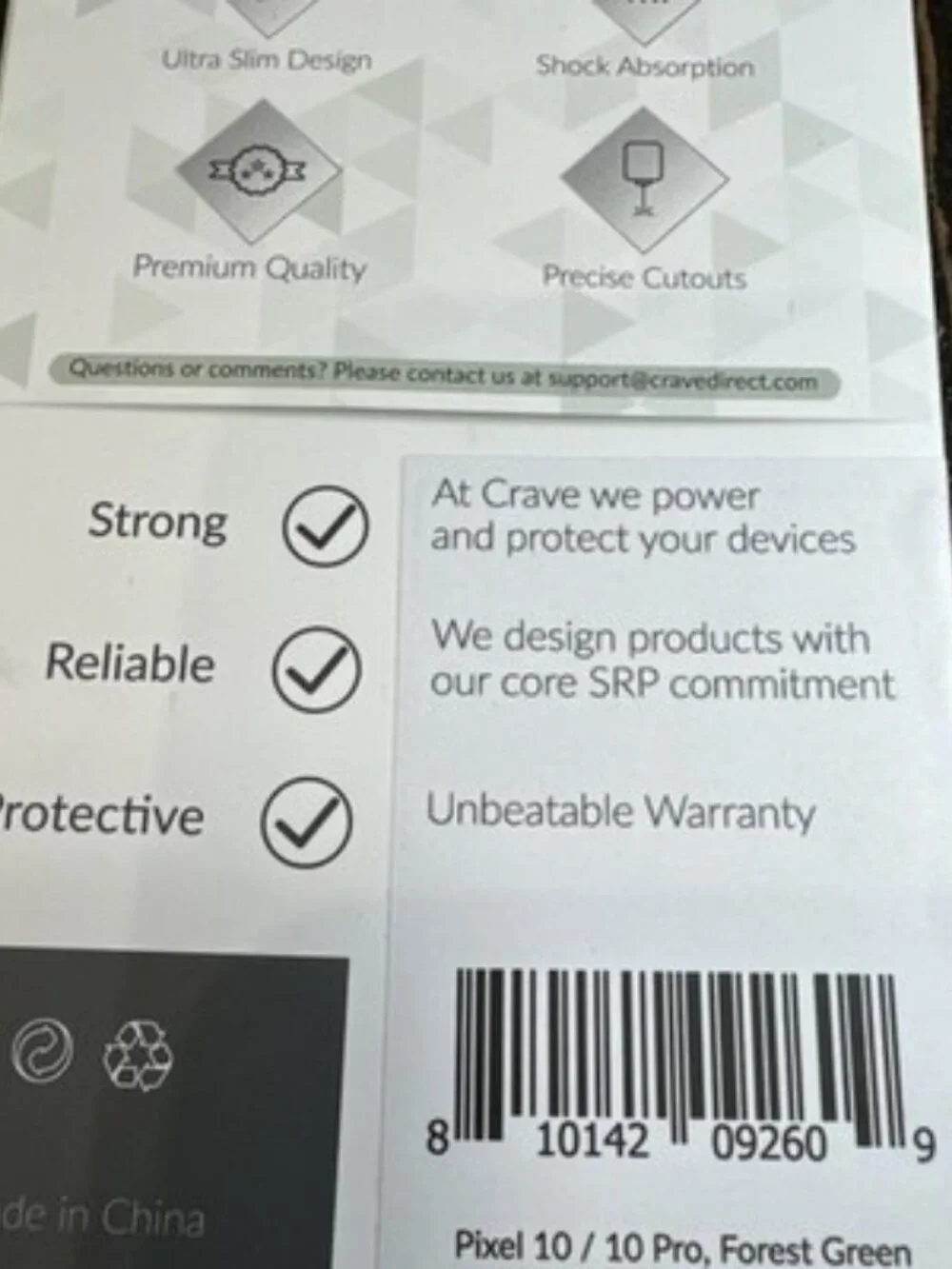 Crave Dual Guard Protection Google Pixel 10 Case 10 pro Green Shock Resistant